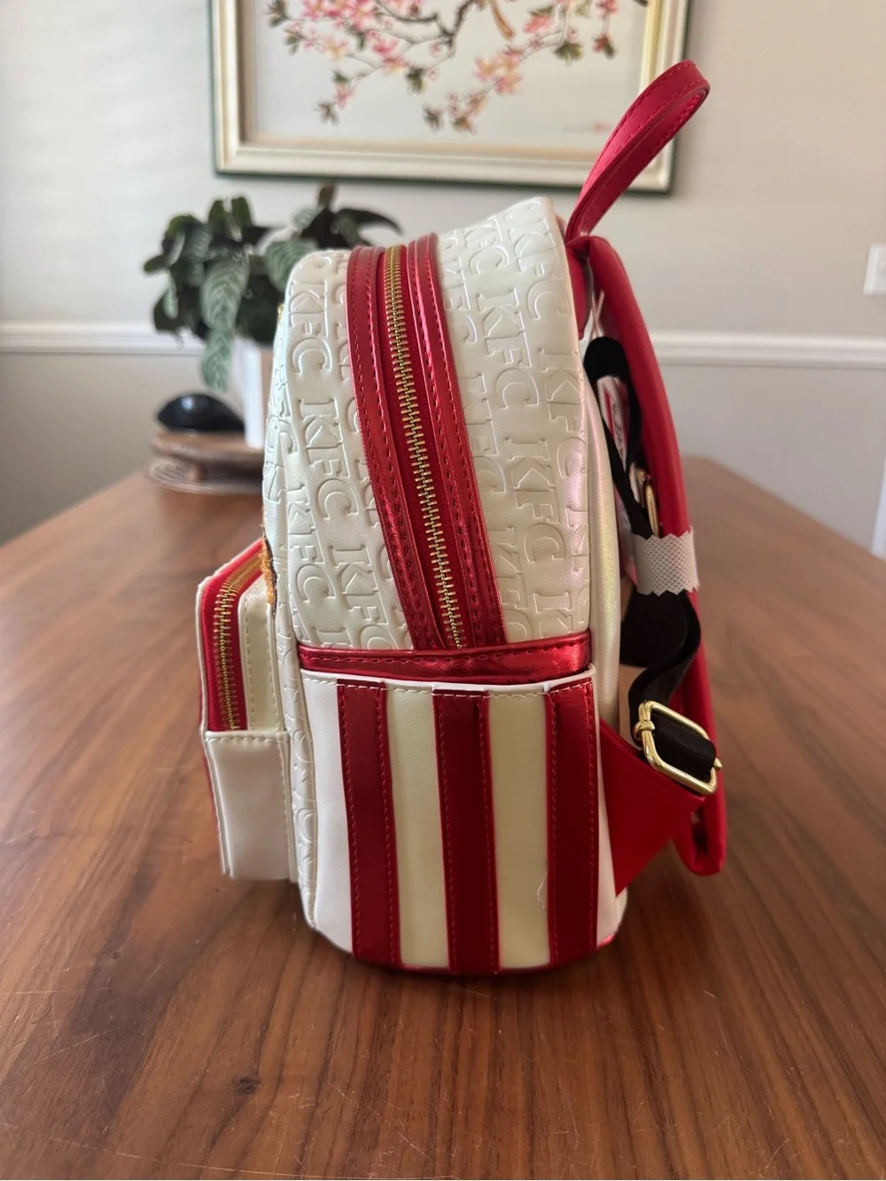 Loungefly KFC White & Red Kids Mini Backpack